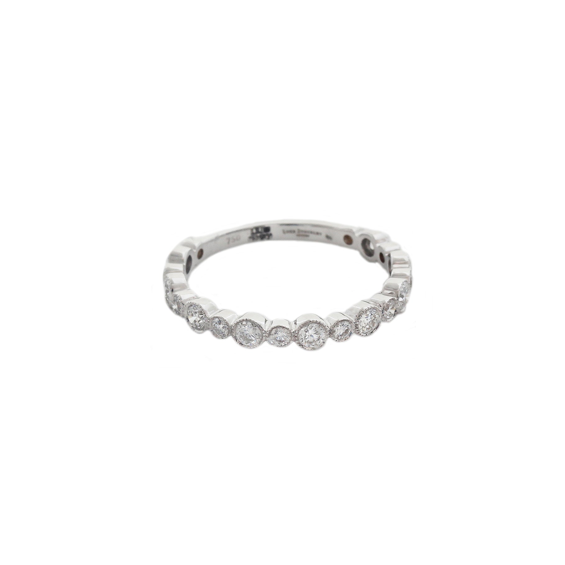 Diamond Three Quarter Eternity Ring in 18ct White Gold