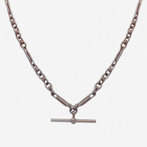 9ct Rose Gold Albert Chain - Secondhand