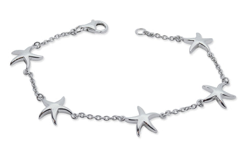 Silver Starfish Bracelet