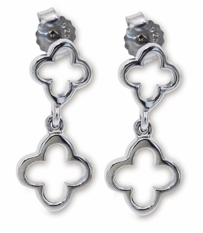 Silver Manhattan Drop Earrings