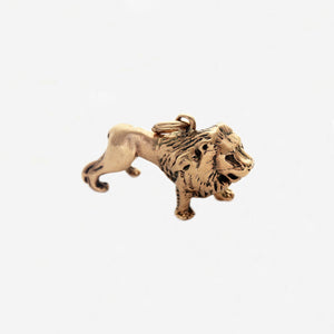 9ct Gold Lion Charm - Secondhand