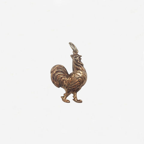 9ct Gold Cockrell Charm - Secondhand