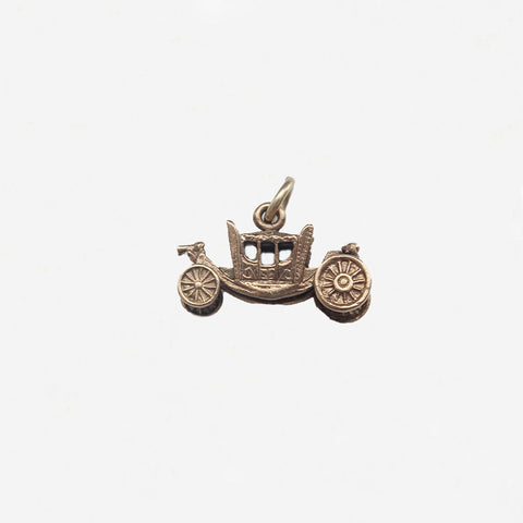 9ct Gold Carriage Charm - Secondhand