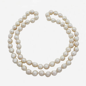 Cultured Pearl Necklace 9.5mm Pearls - Secondhand