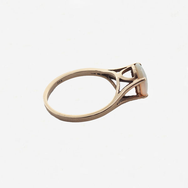 Opal Set Dress Ring in 14ct Gold - Secondhand