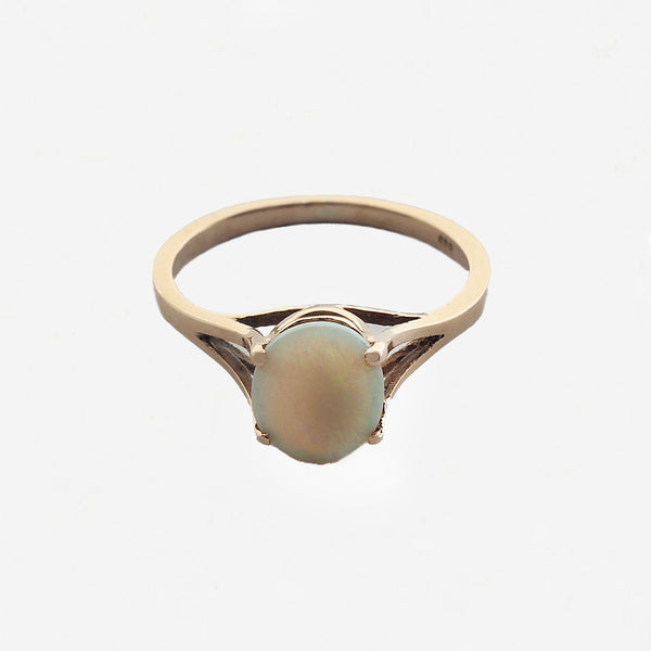 Opal Set Dress Ring in 14ct Gold - Secondhand