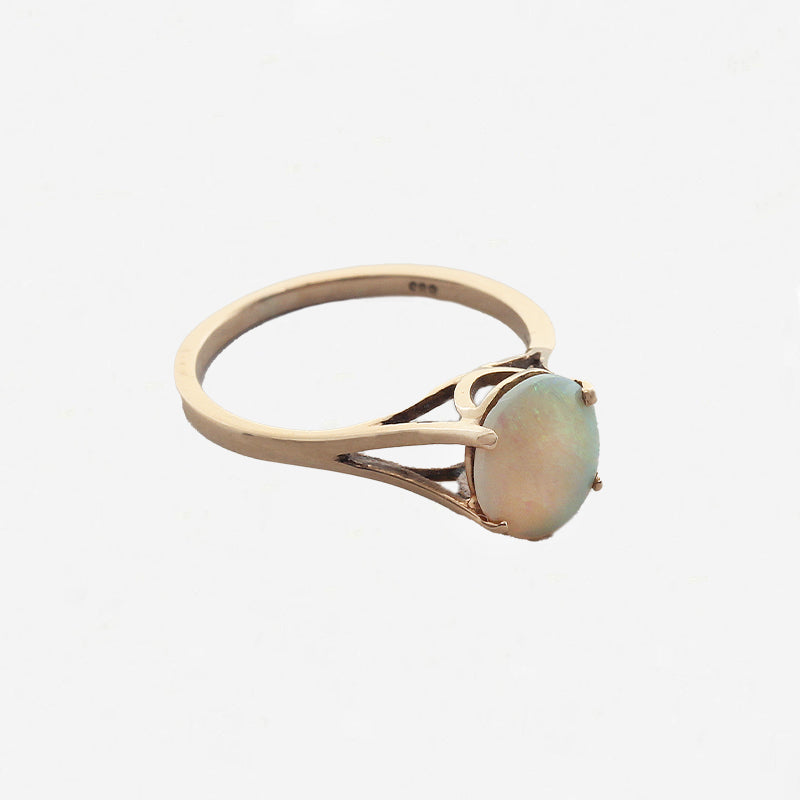 Opal Set Dress Ring in 14ct Gold - Secondhand