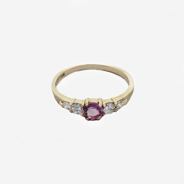 Sapphire & Diamond Set Ring - Secondhand