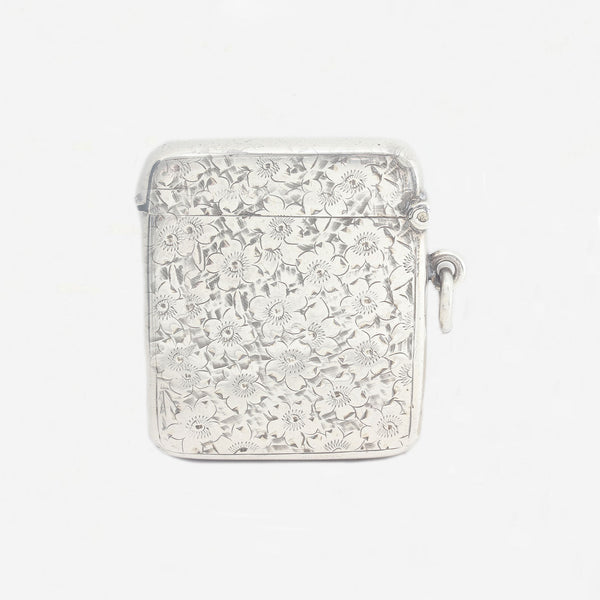 Edwardian Silver Vesta Case - Secondhand