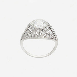 Diamond Edwardian Ring in Platinum - Secondhand