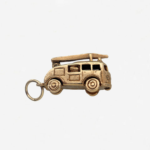 9ct Gold Fire Engine Charm - Secondhand