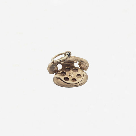 9ct Gold Telephone Charm - Secondhand