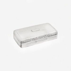 George IV Silver Snuff Box Hallmarked 1830