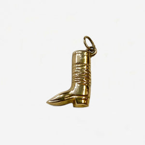 9ct Gold Riding Boot Charm - Secondhand