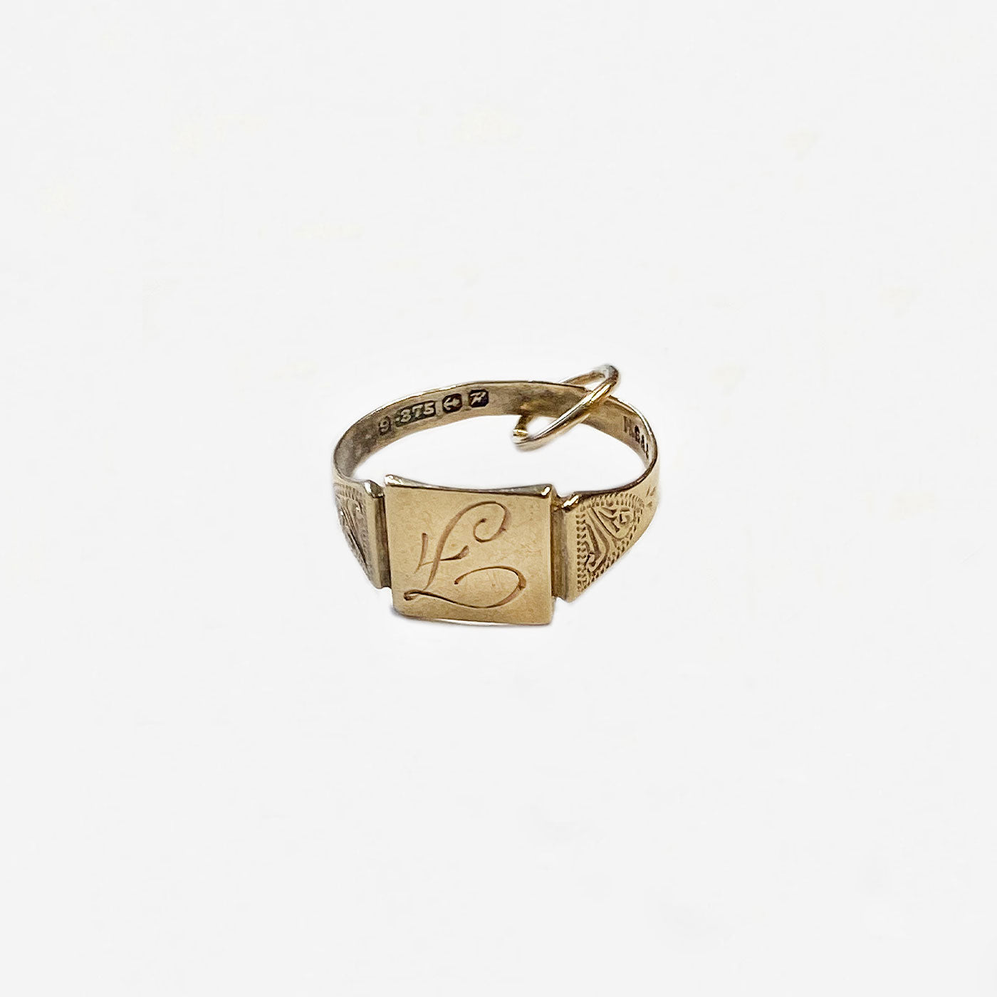 9ct Gold Signet Ring Charm - Secondhand