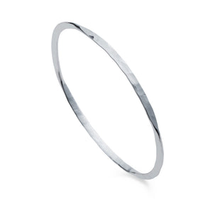 a double take silver bangle by christin ranger