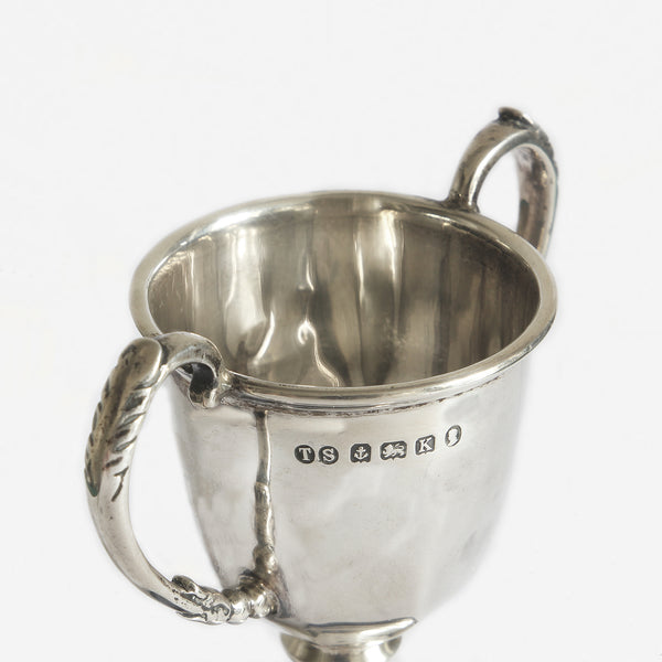 a vintage silver trophy cup small Birmingham 1934