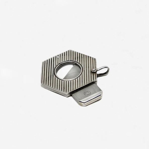 Hexagonal Cigar Cutter in Silver - Secondhand