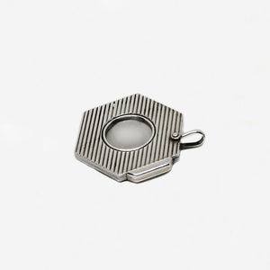 Hexagonal Cigar Cutter in Silver - Secondhand