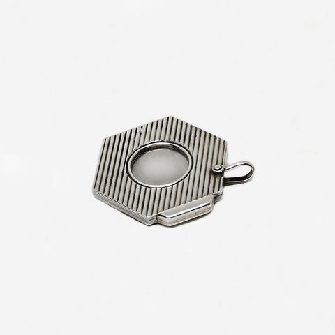 Hexagonal Cigar Cutter in Silver - Secondhand