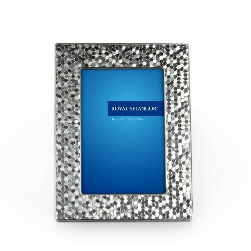 Pewter Honeycomb Photoframe by Royal Selangor