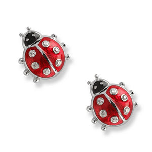 Nicole Barr Black and White Enamel Disc purchases Earrings